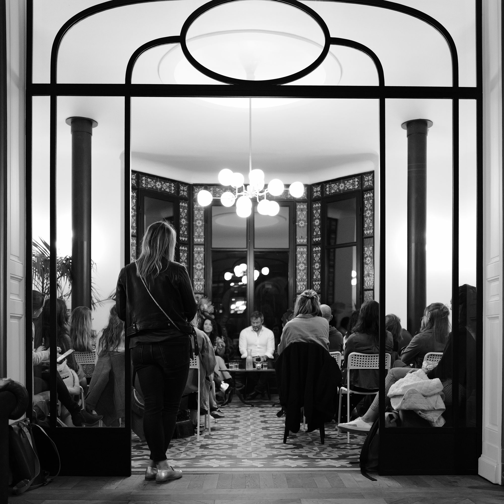 Conférence dans la rotonde